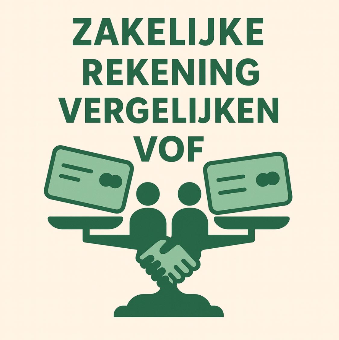 Zakelijke rekening vergelijken VOF – kosten, mandaten en functies