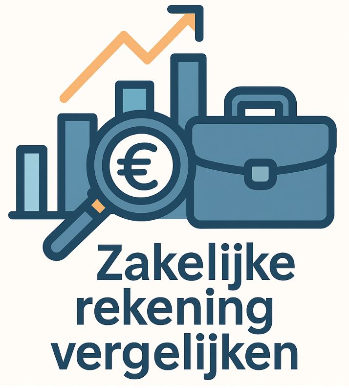 Zakelijke rekening vergelijken – iconen grafiek, euro en aktetas